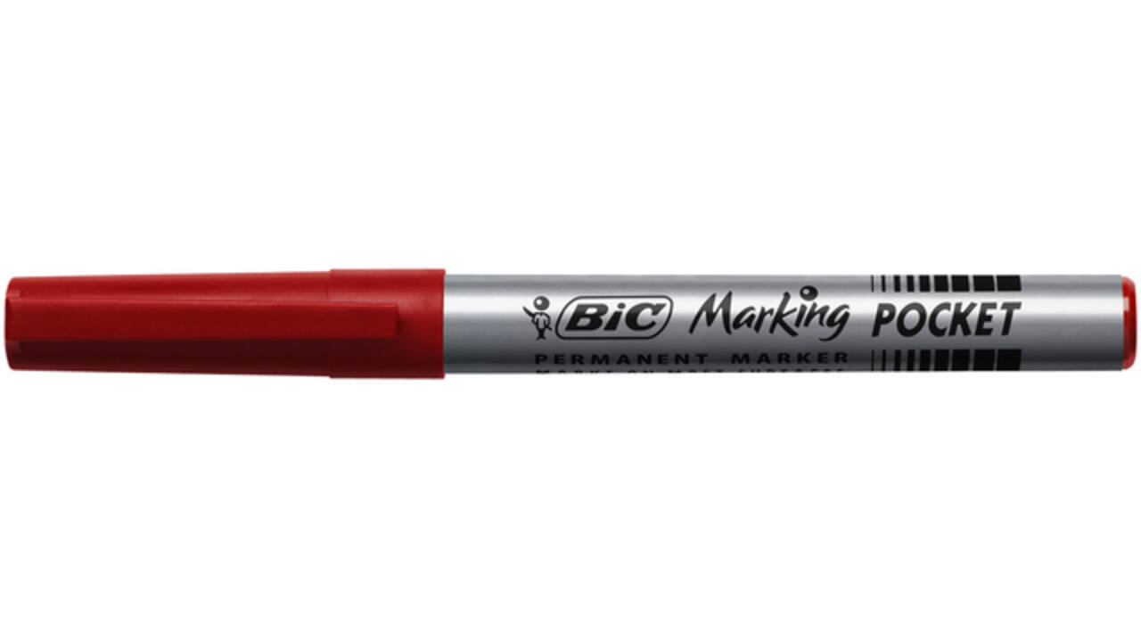 Viltstift Bic 1445 ecolutions rond fijn rood