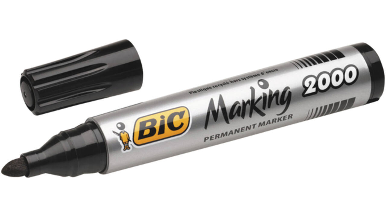 Viltstift Bic 2000 ecolutions rond large zwart