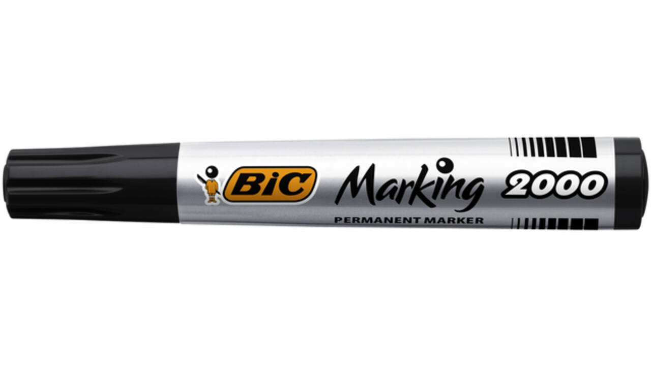 Viltstift Bic 2000 ecolutions rond large zwart