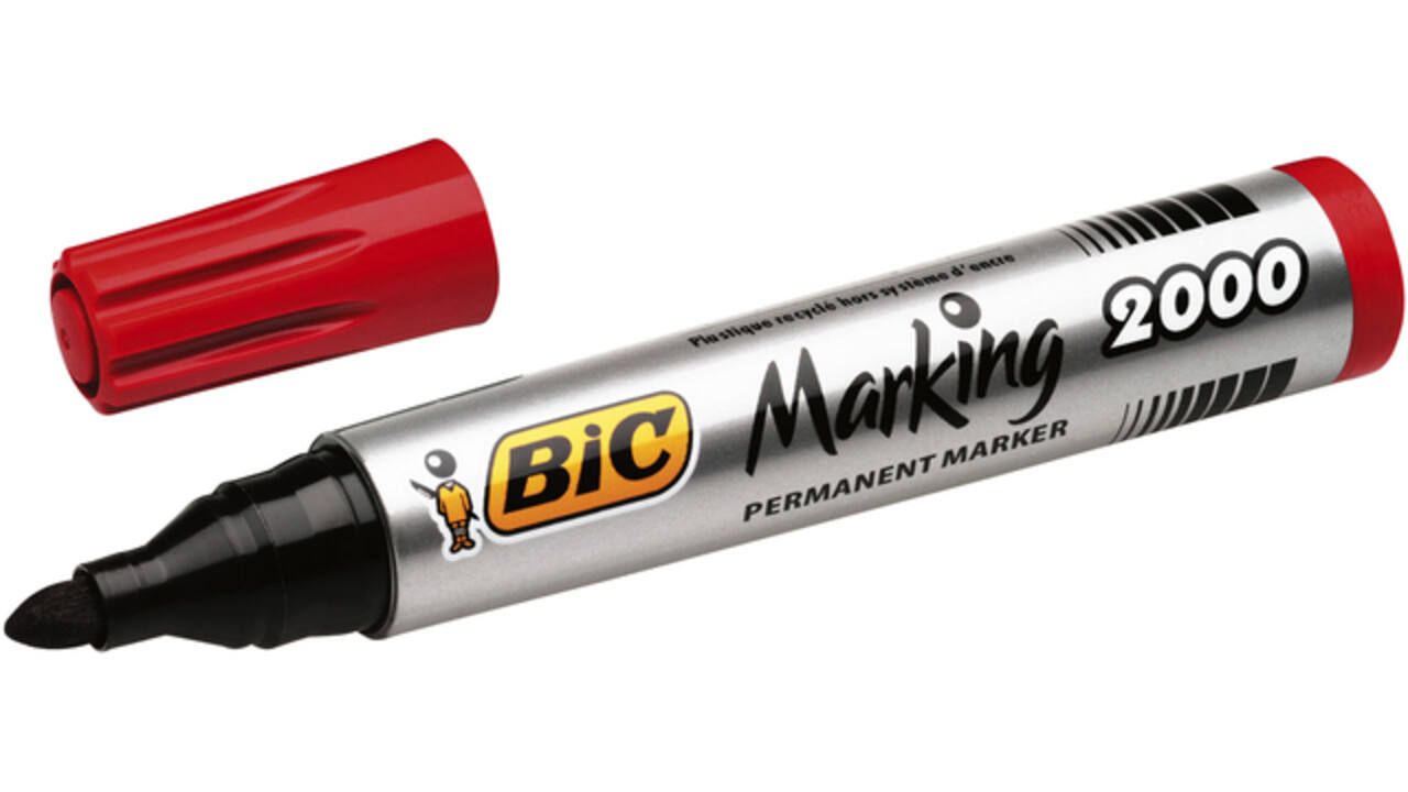 Viltstift Bic 2000 ecolutions rond large rood