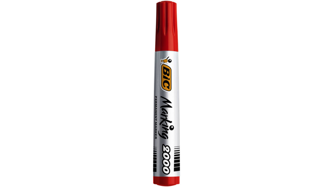 Viltstift Bic 2000 ecolutions rond large rood