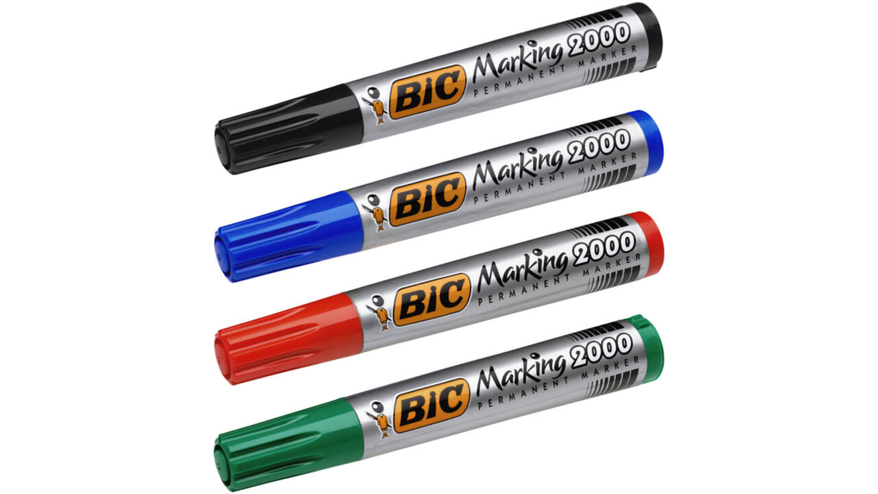 Viltstift Bic 2000 ecolutions rond large blauw