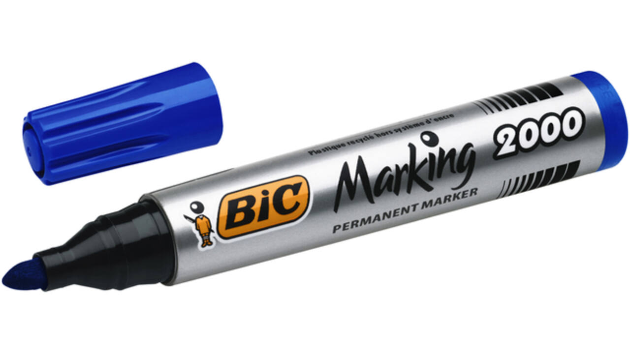 Viltstift Bic 2000 ecolutions rond large blauw