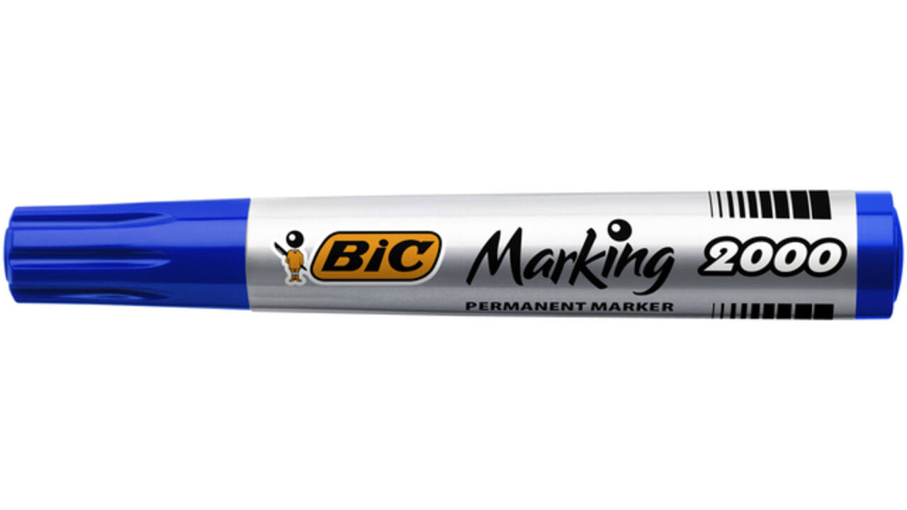 Viltstift Bic 2000 ecolutions rond large blauw