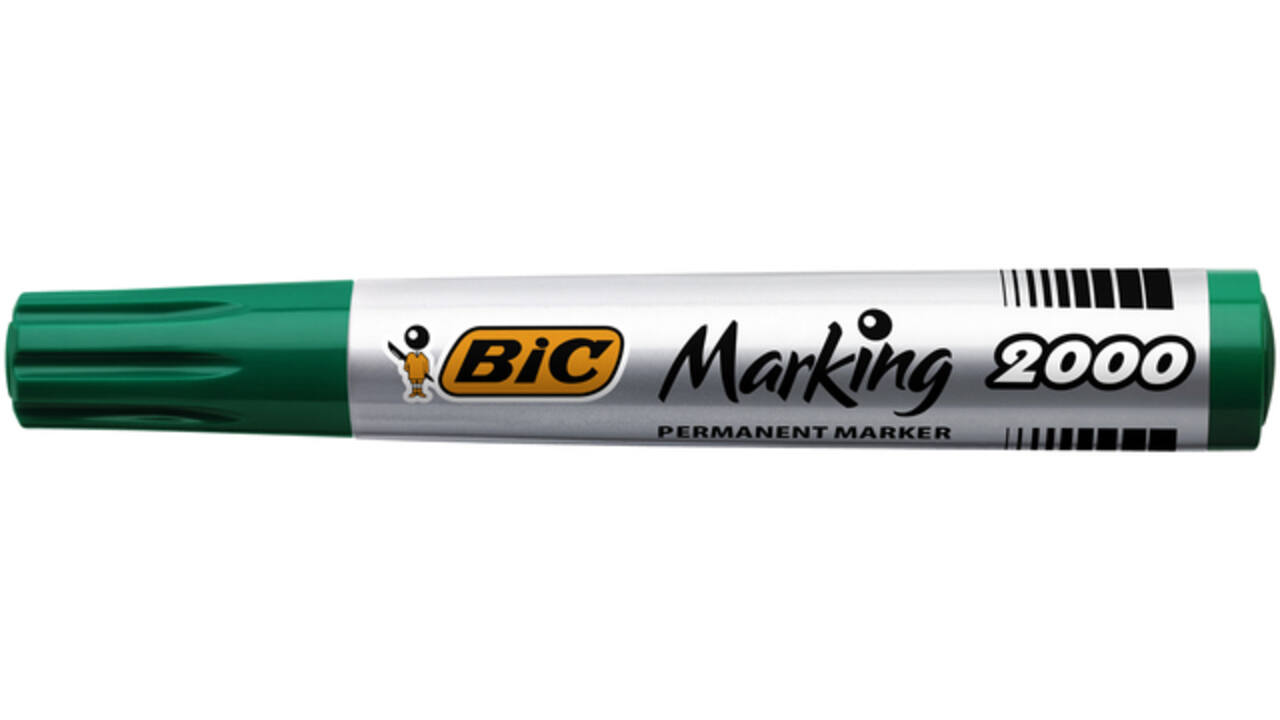 Viltstift Bic 2000 ecolutions rond large groen