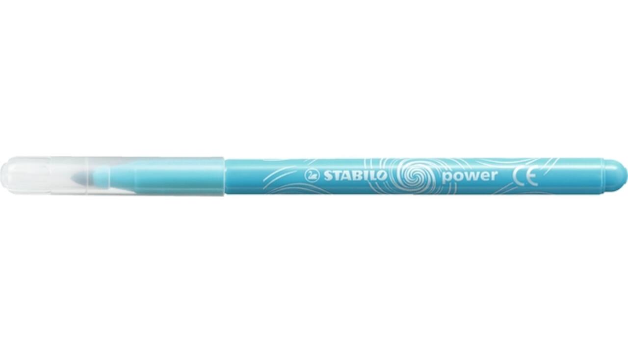 Viltstift STABILO power 280/24 assorti etui à 24 stuks