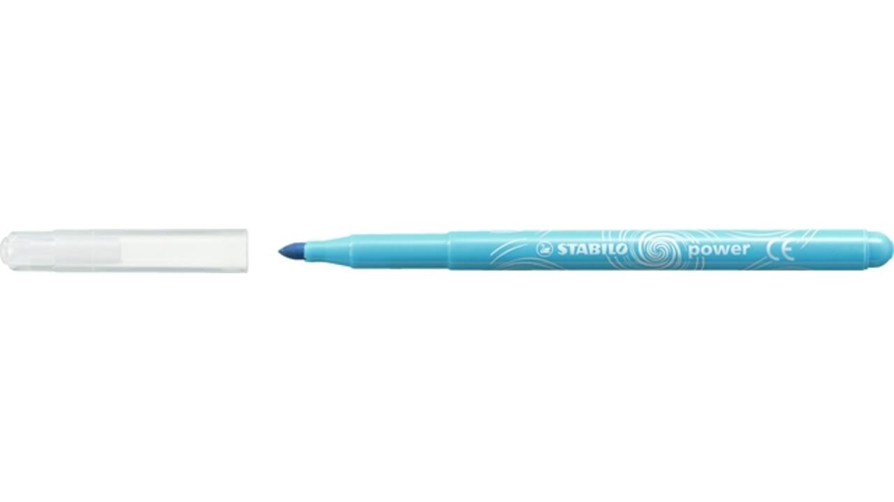 Viltstift STABILO power 280/30 assorti etui à 30 stuks