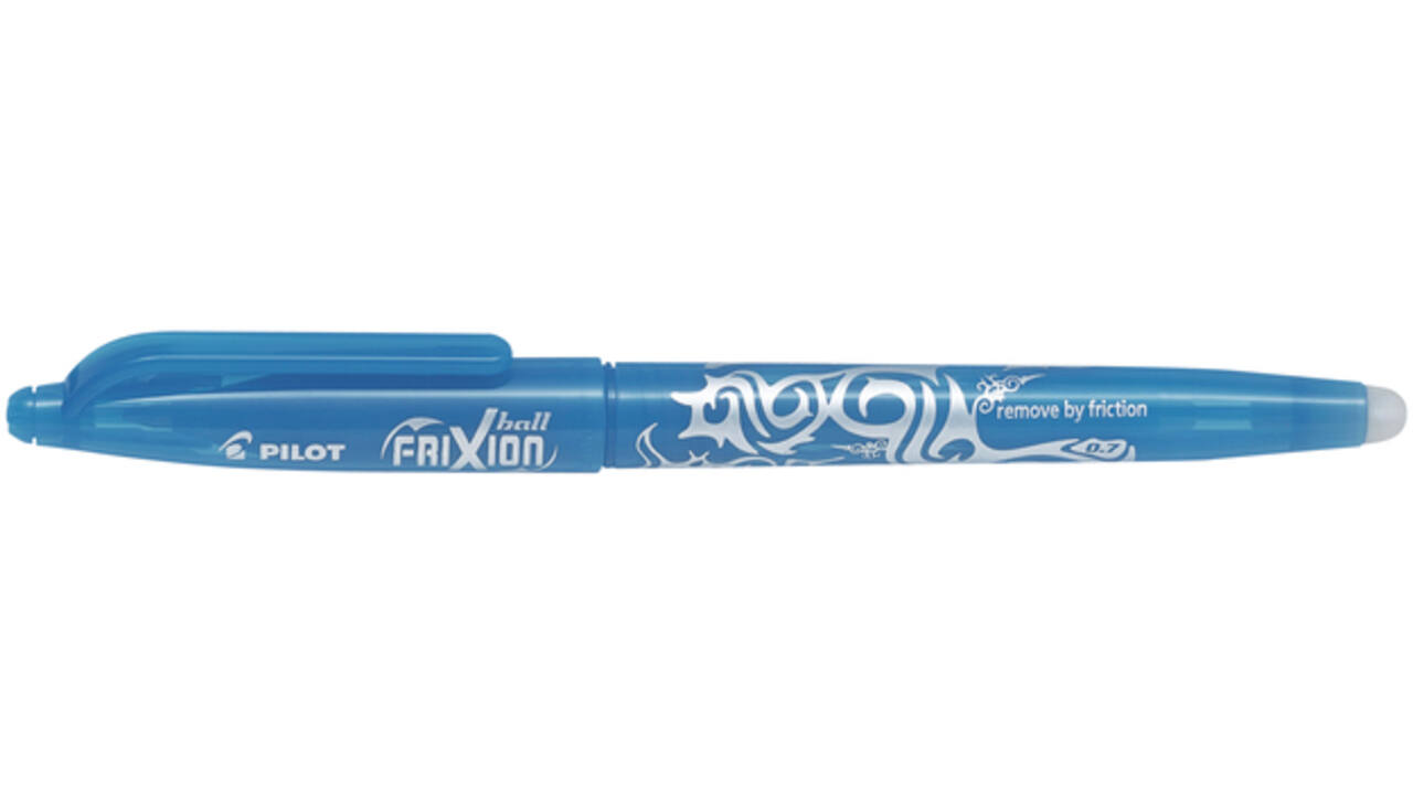 Rollerpen PILOT friXion medium lichtblauwturquoise