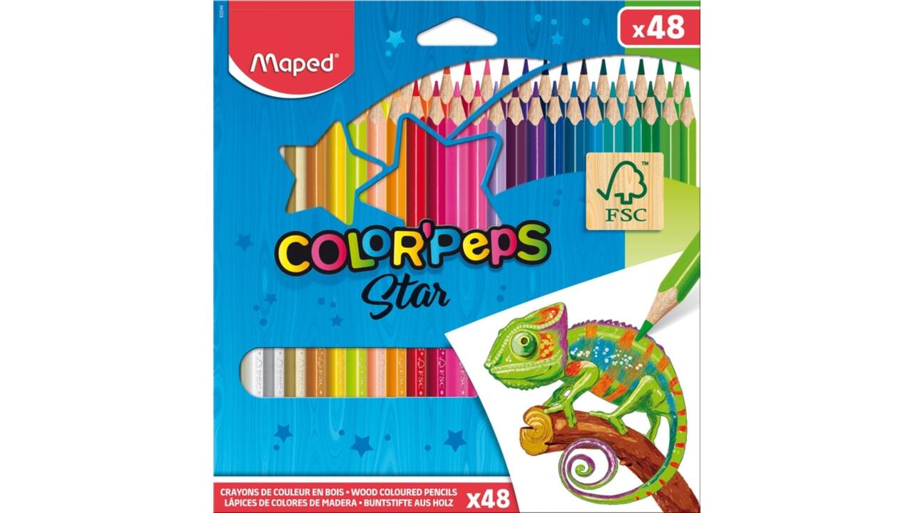 Kleurpotlood Maped Color'Peps set á 48 kleuren