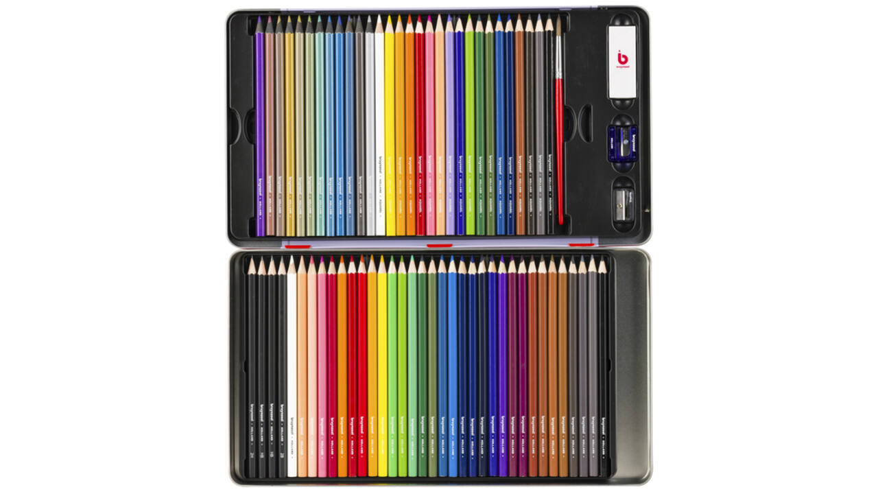 Kleurpotloden Bruynzeel 70-delig assorti
