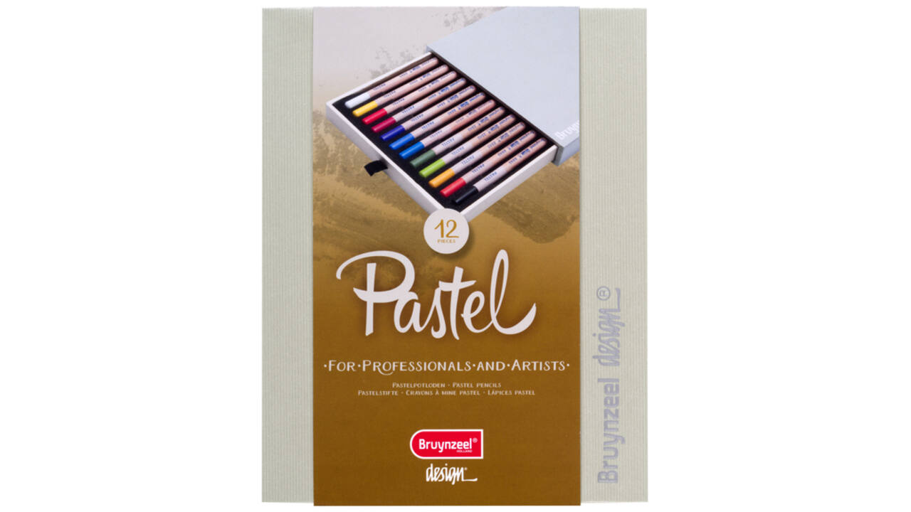 Kleurpotloden Bruynzeel 8840 Design pastel 12stuks assort