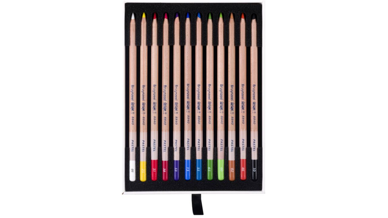 Kleurpotloden Bruynzeel 8840 Design pastel 12stuks assort