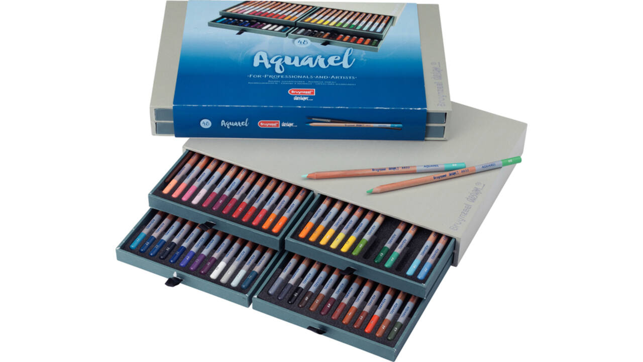 Kleurpotloden Bruynzeel 8835 Design aquarel 48stuks assorti