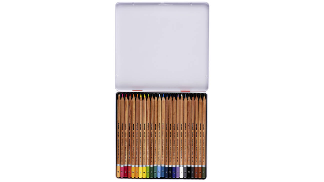 Kleurpotloden Bruynzeel aquarel Expression blik à 24 stuks assorti