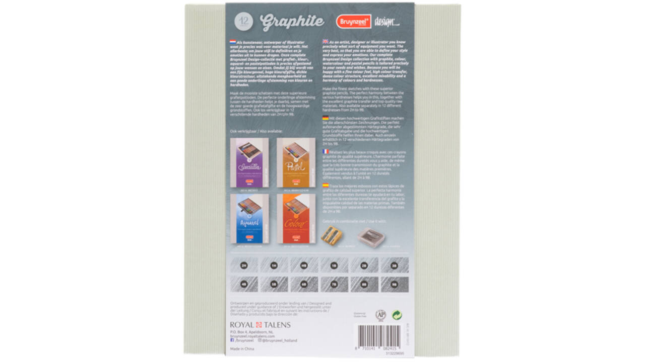 Potlood Bruynzeel Design 8815 12 hardheden