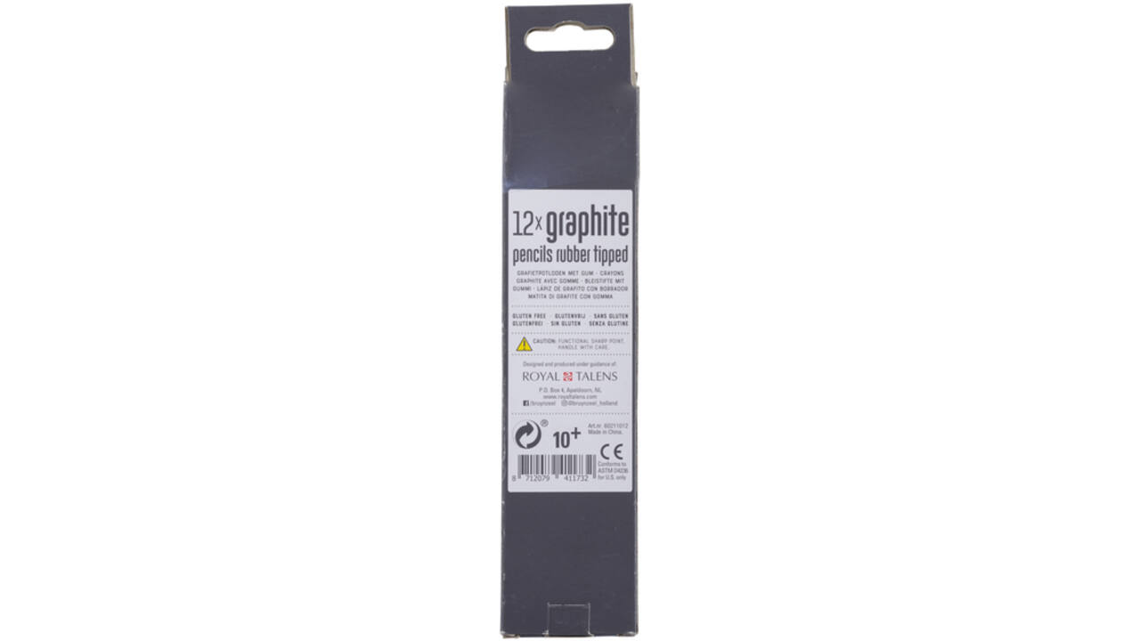 Potlood Bruynzeel 6021 Burotek HB met gum