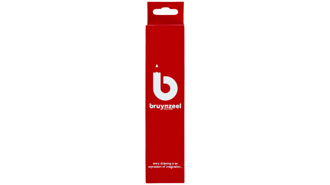 Potlood Bruynzeel 1705K Burotek HB met gum