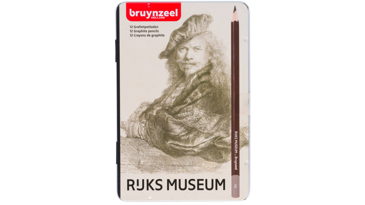 Potloden Bruynzeel Rembrandt diverse hardheden blik à 12 stuks