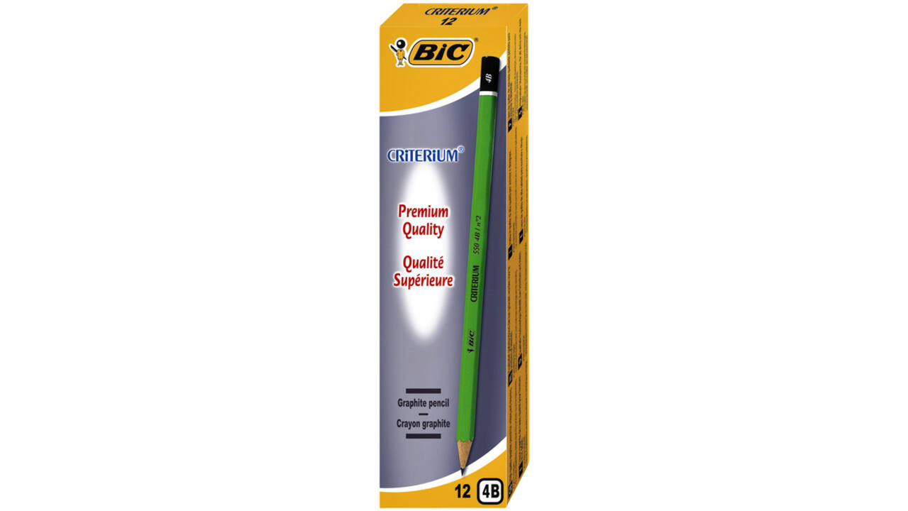 Potlood Bic Criterium 550 zeshoekig 4B