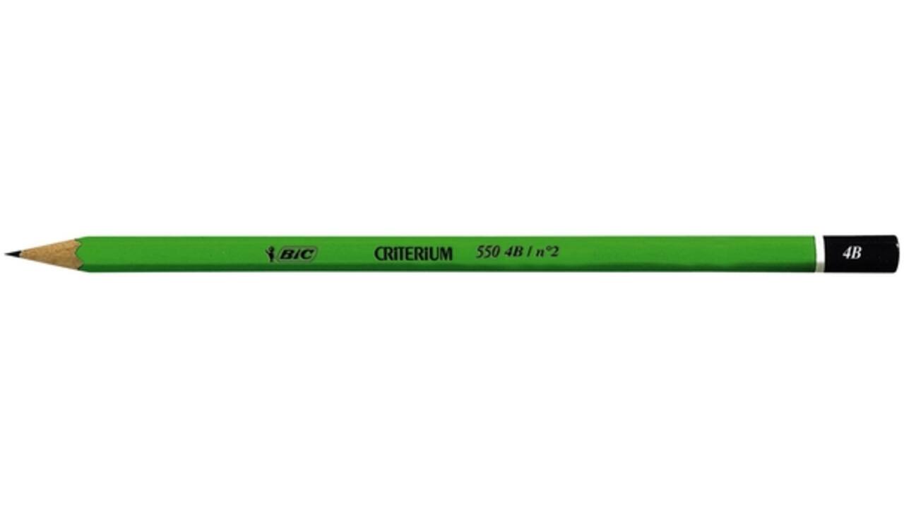 Potlood Bic Criterium 550 zeshoekig 4B