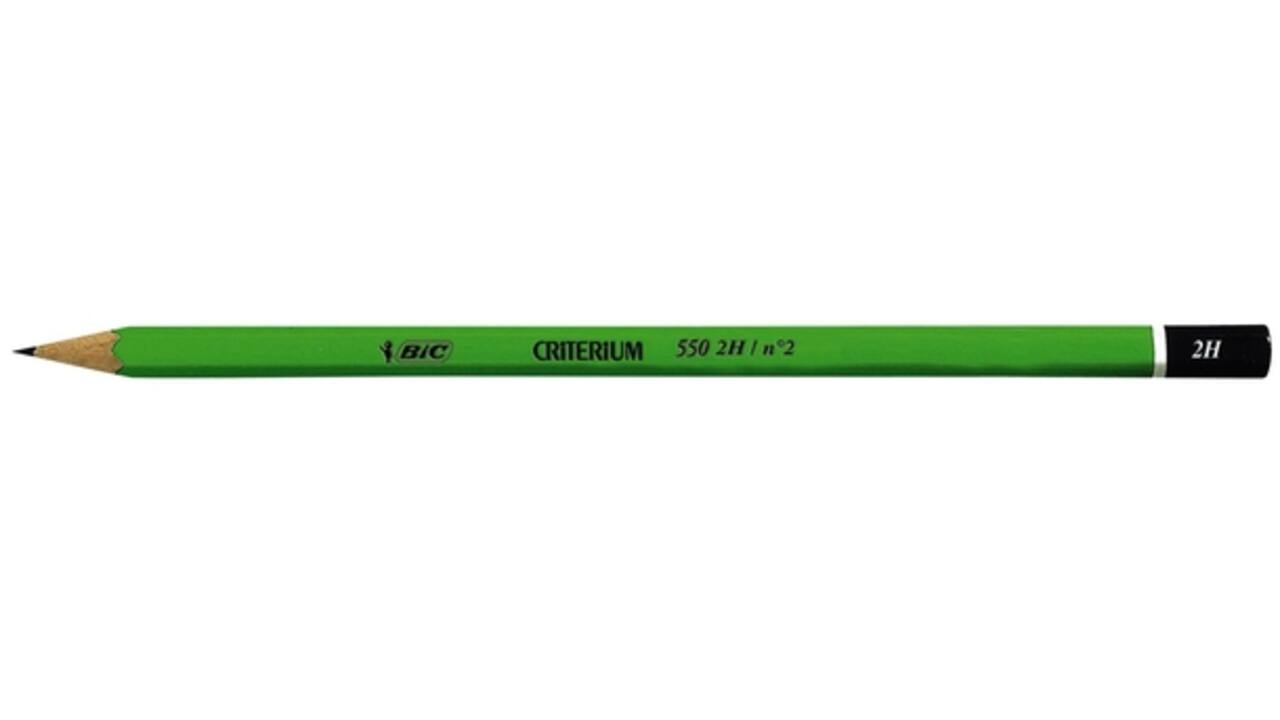 Potlood Bic Criterium 550 zeshoekig 2H