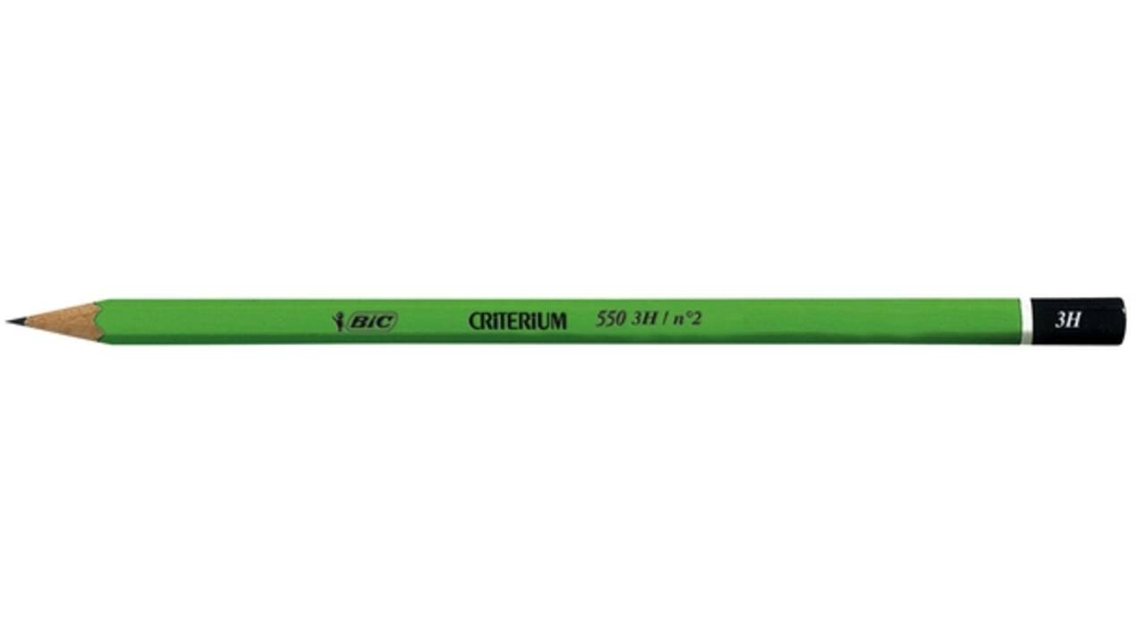 Potlood Bic Criterium 550 zeshoekig 3H