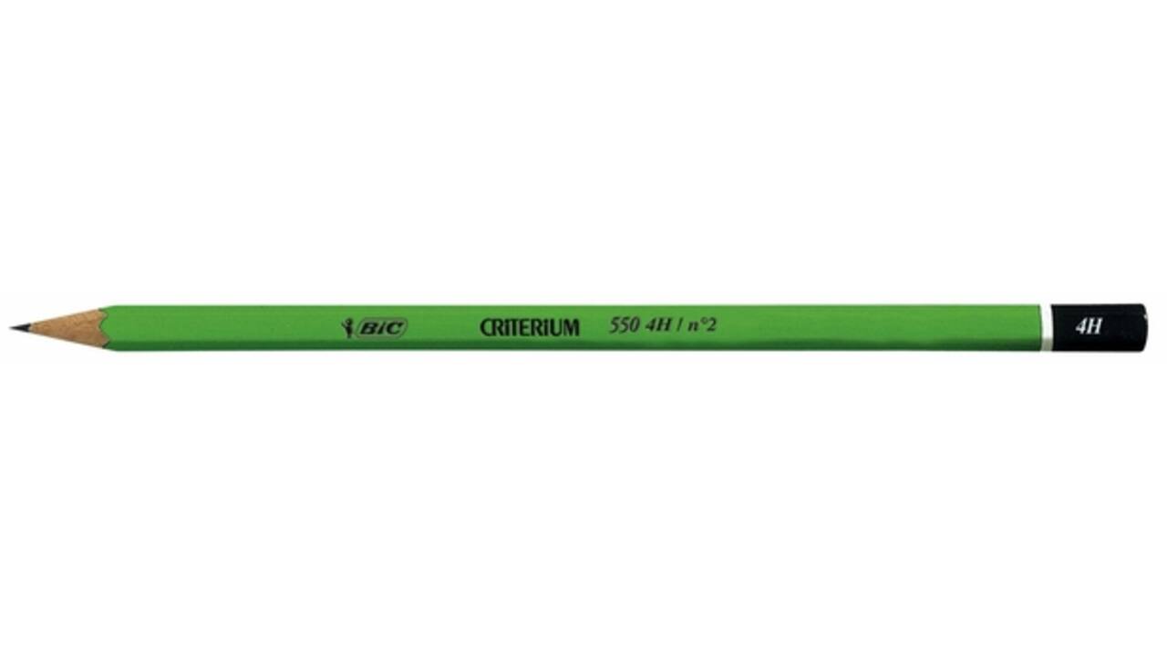 Potlood Bic Criterium 550 zeshoekig 4H
