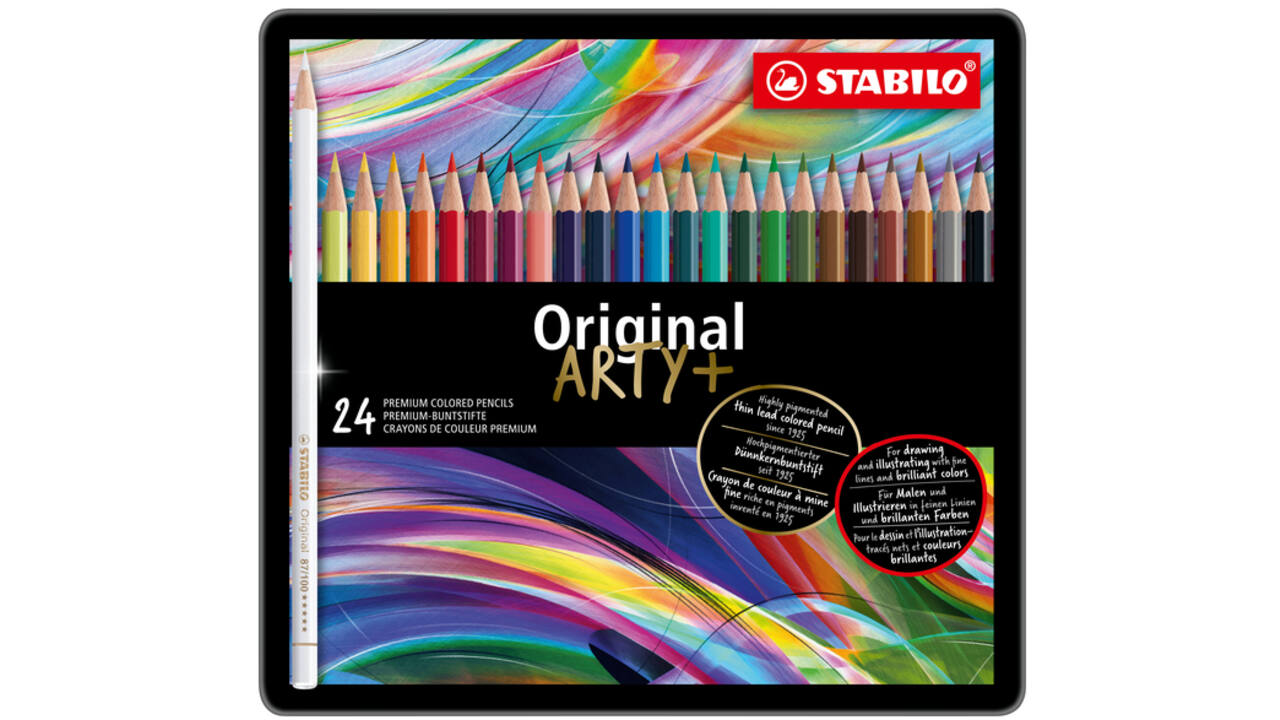 Kleurpotloden STABILO 8774 Original Arty assorti blik à 24 stuks