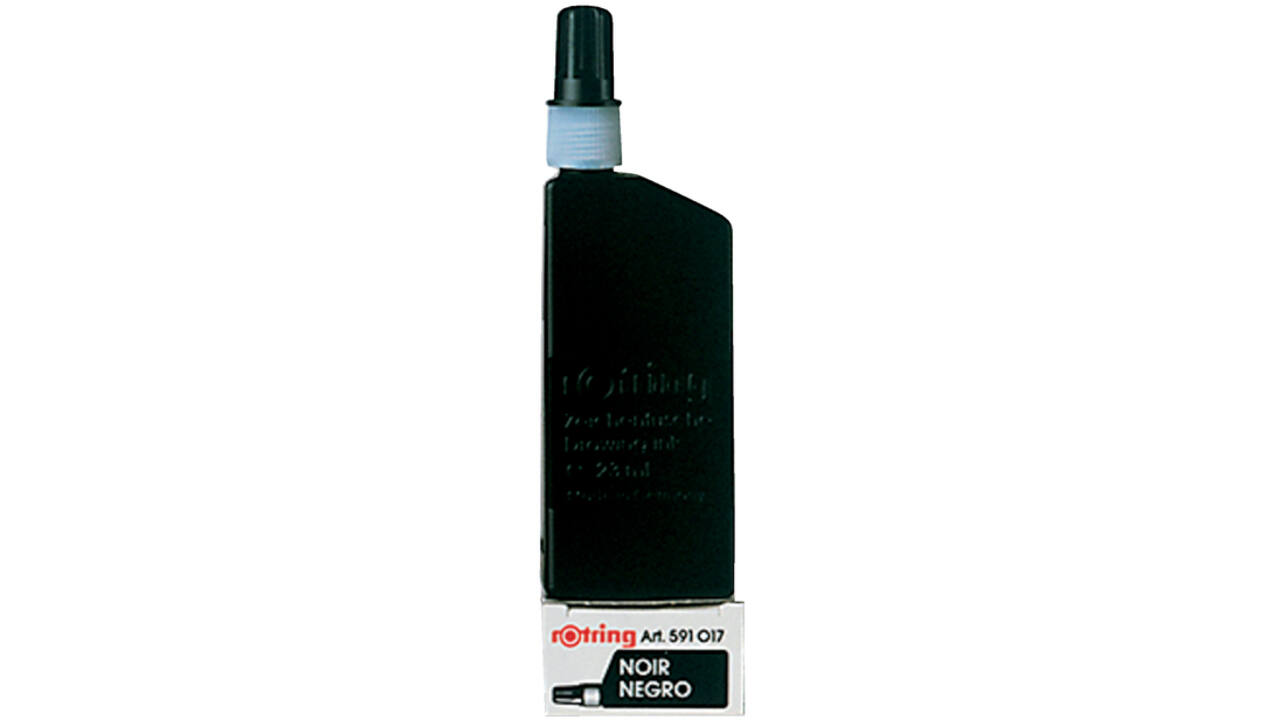Tekeninkt rOtring 591017 flacon 23ml zwart