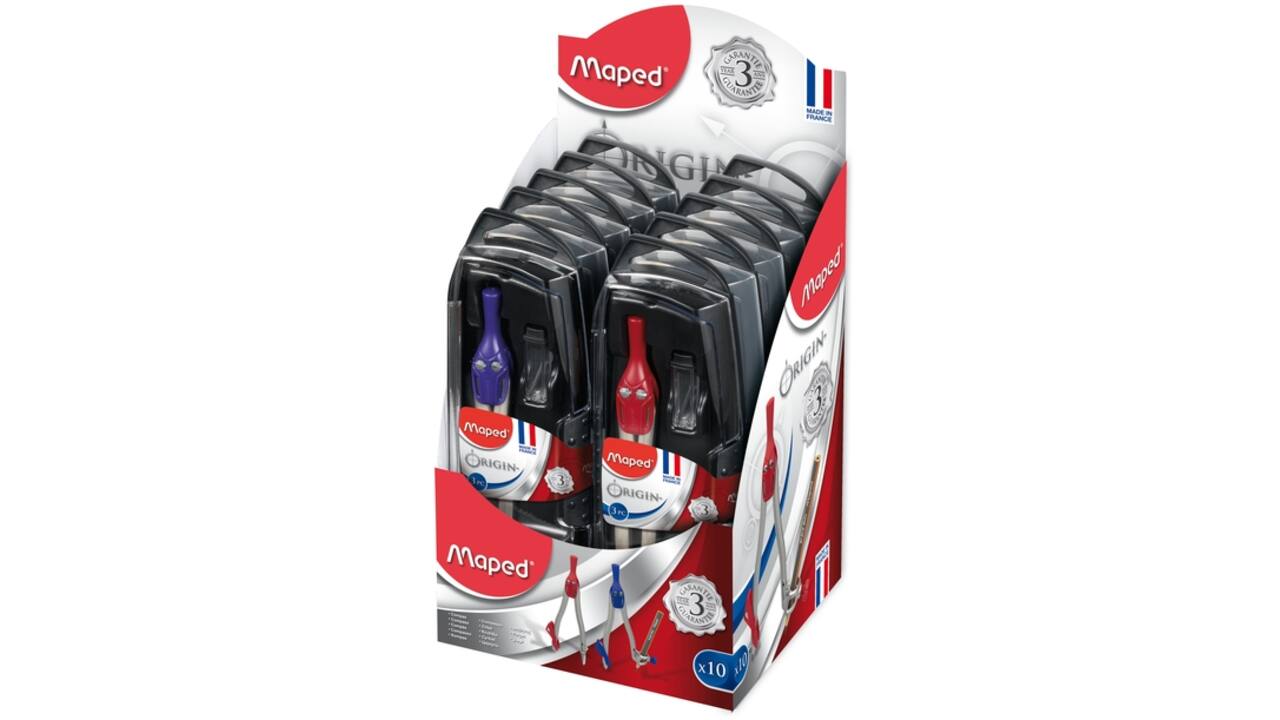 Passer Maped Origin 3delig display á 10 stuks assorti