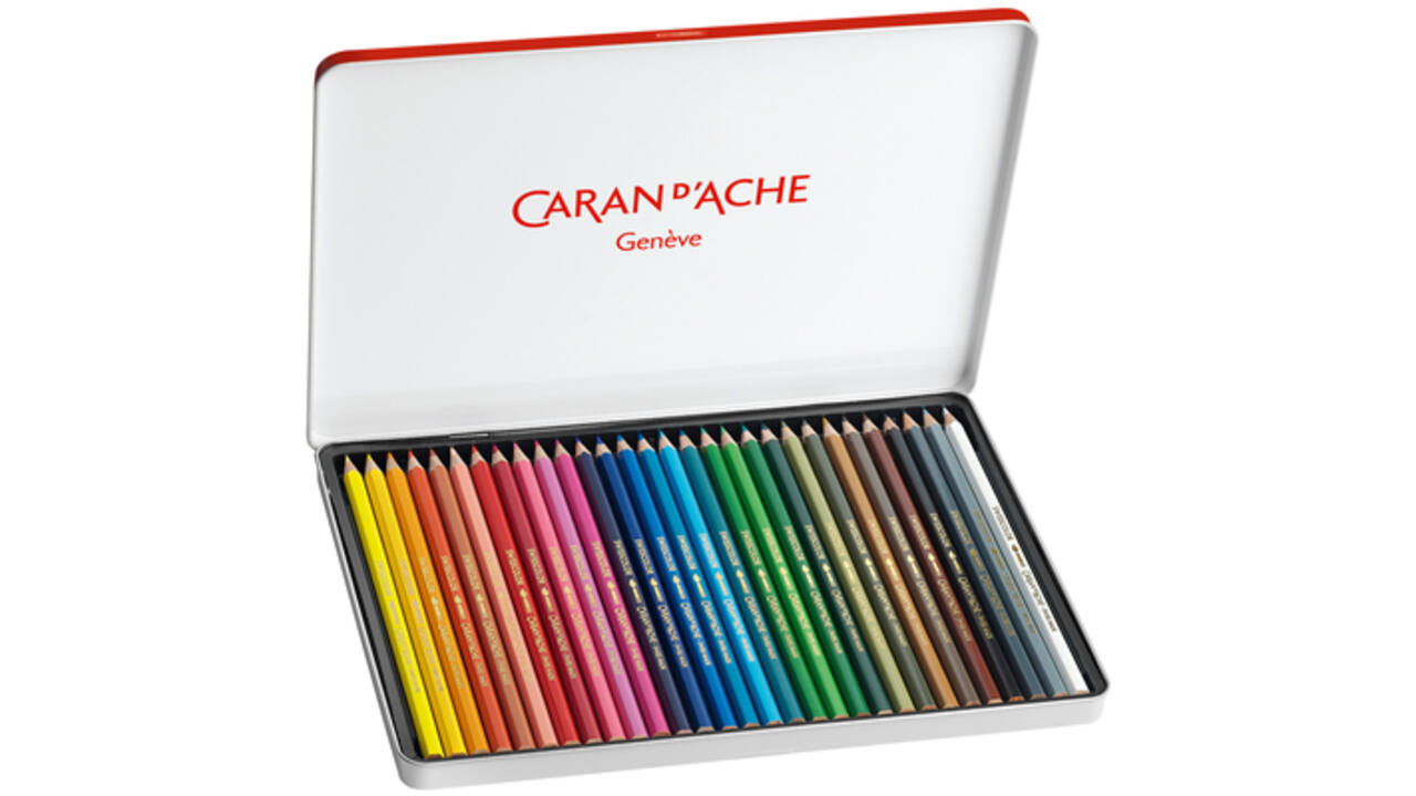Kleurpotloden Caran d'Ache Swisscolor aquarel 30stuks ass.