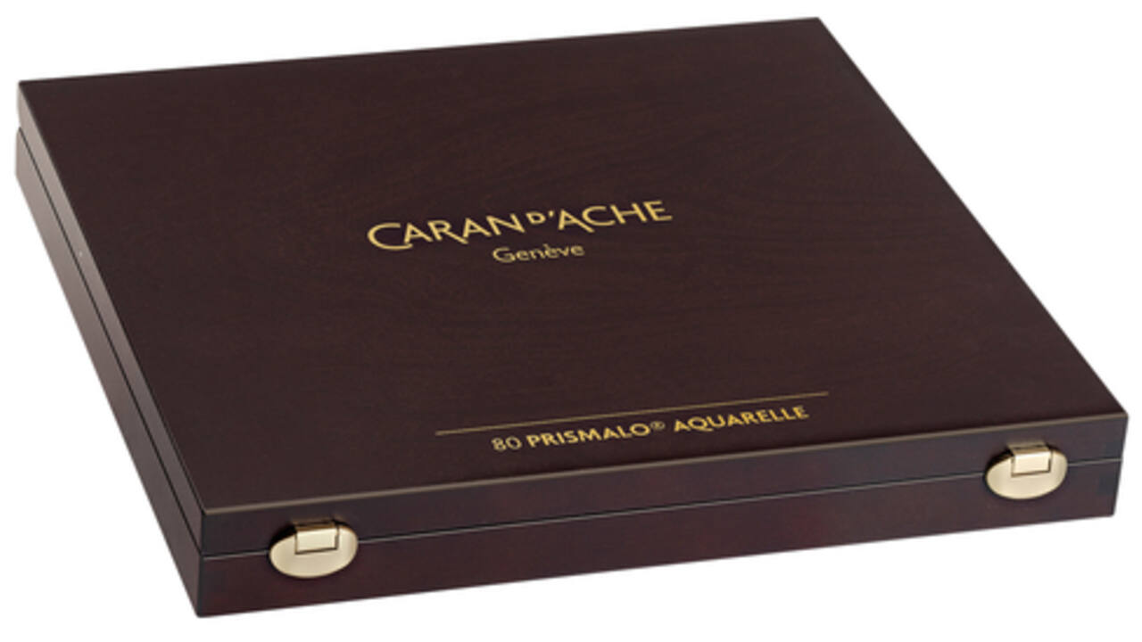 Kleurpotloden Caran d'Ache Prismalo 80stuks houten doos ass