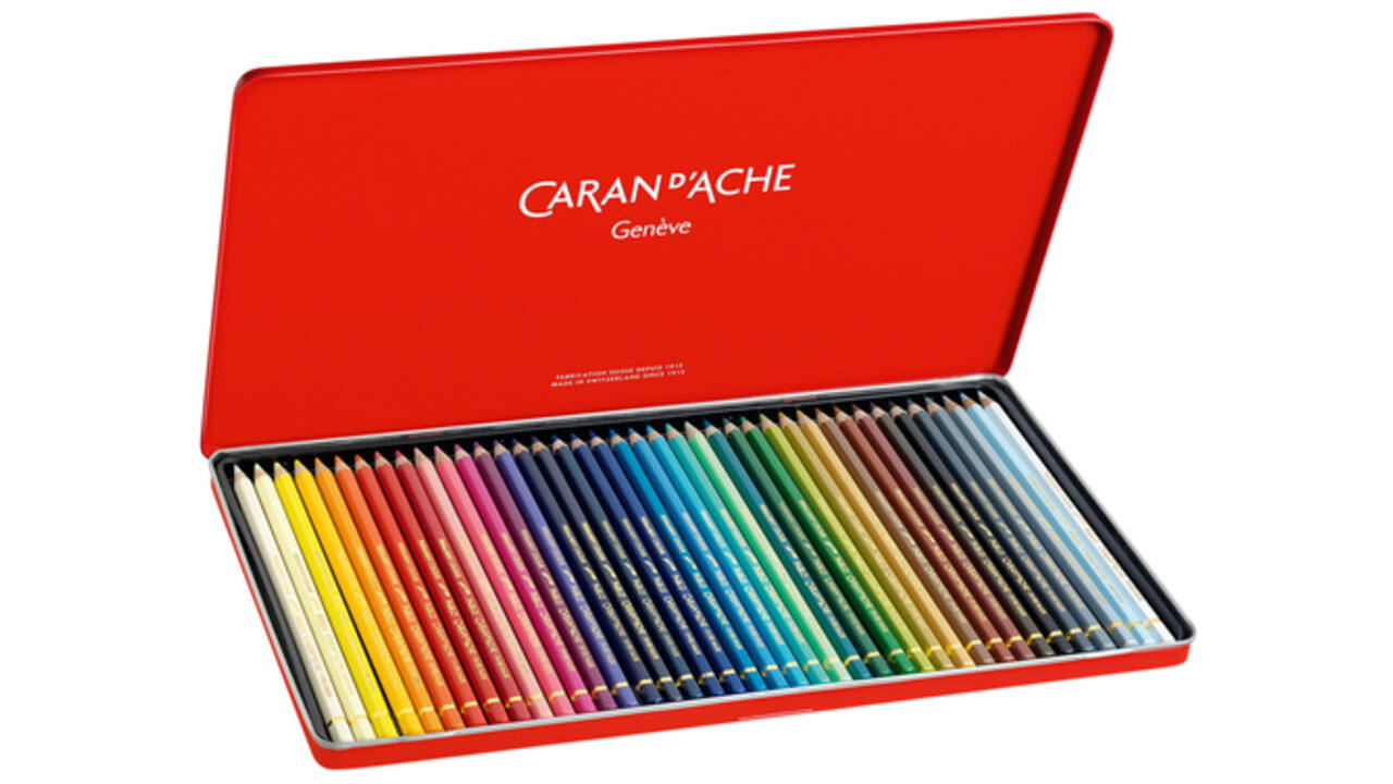 Kleurpotloden Caran d'Ache Pablo assorti blik à 40stuks