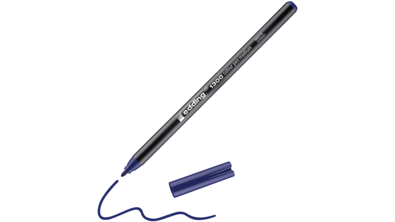 Fineliner edding 1300 medium blauw