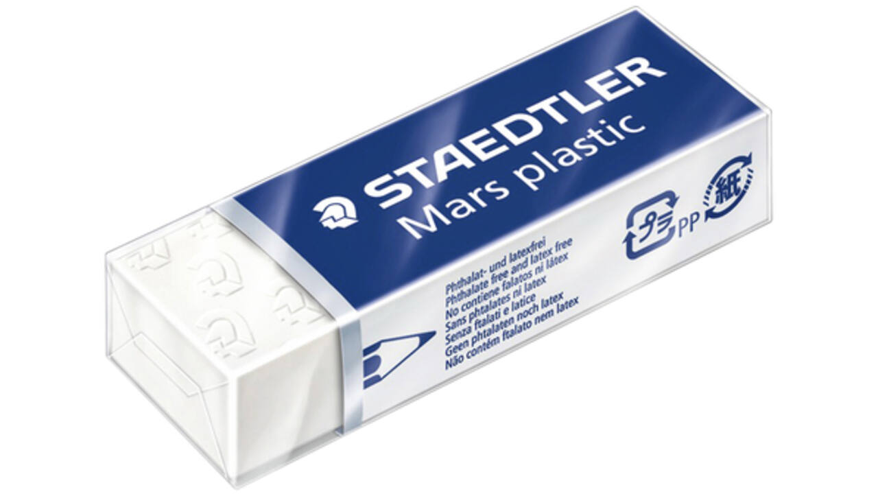 Gum Staedtler Mars 52650 65x23x10mm potlood wit
