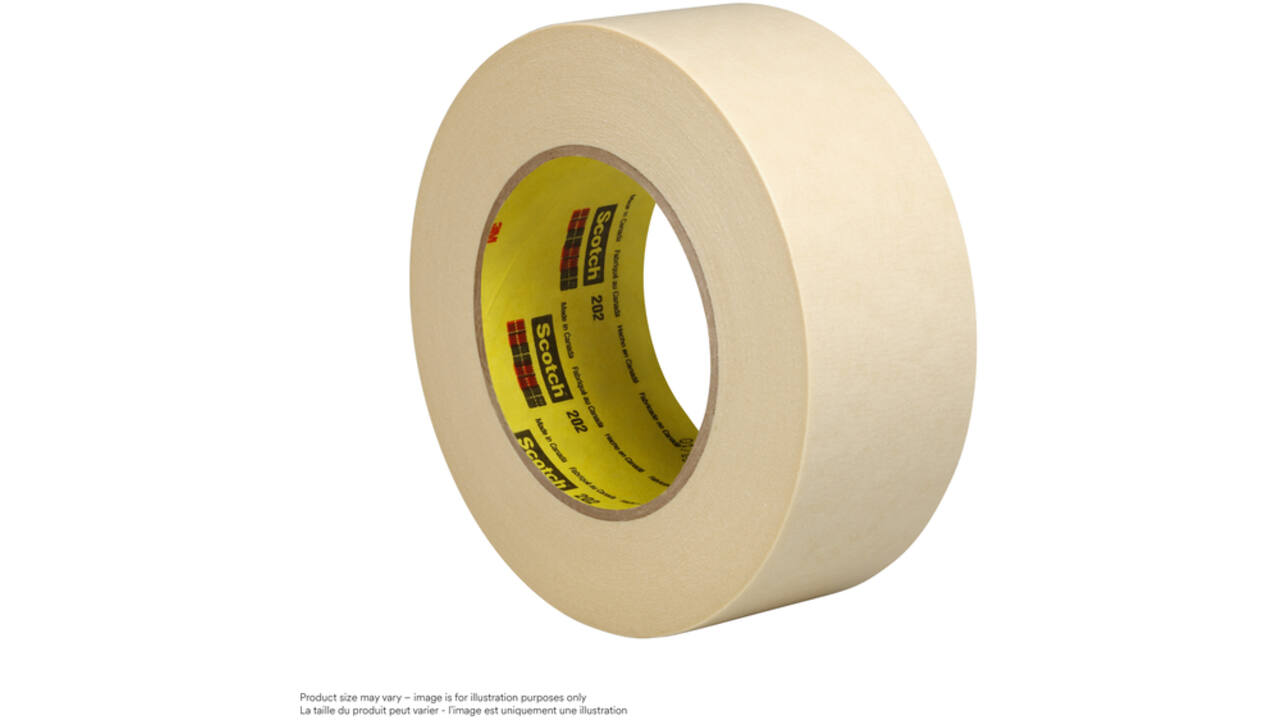 Afplaktape Scotch 202 18mmx50m crêpe beige