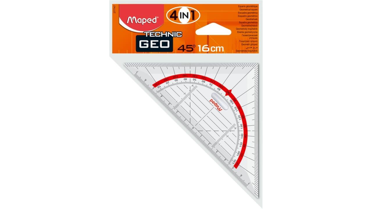 Geodriehoek Maped Geometric 16cm