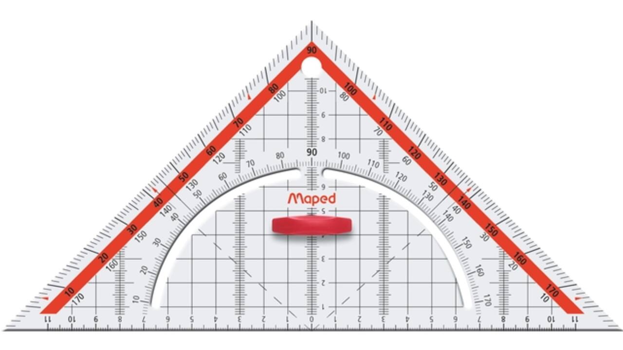 Geodriehoek Maped Geometric 26cm