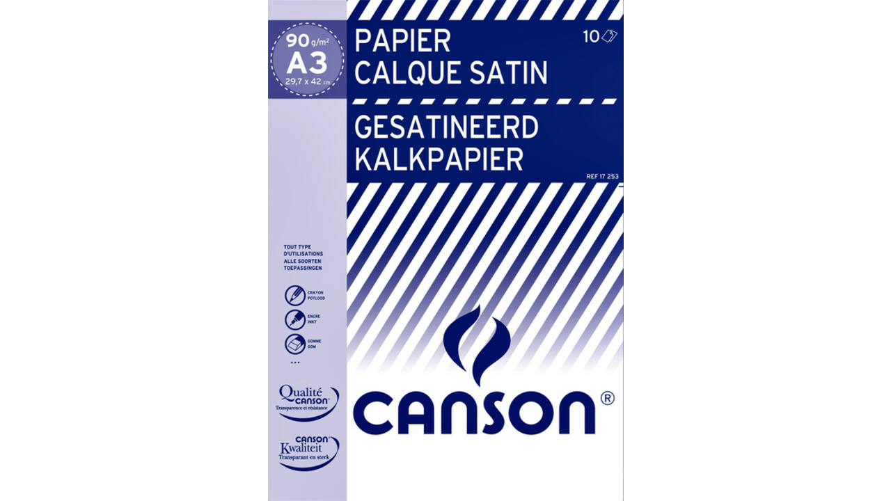 Kalkpapier Canson A3 90gr