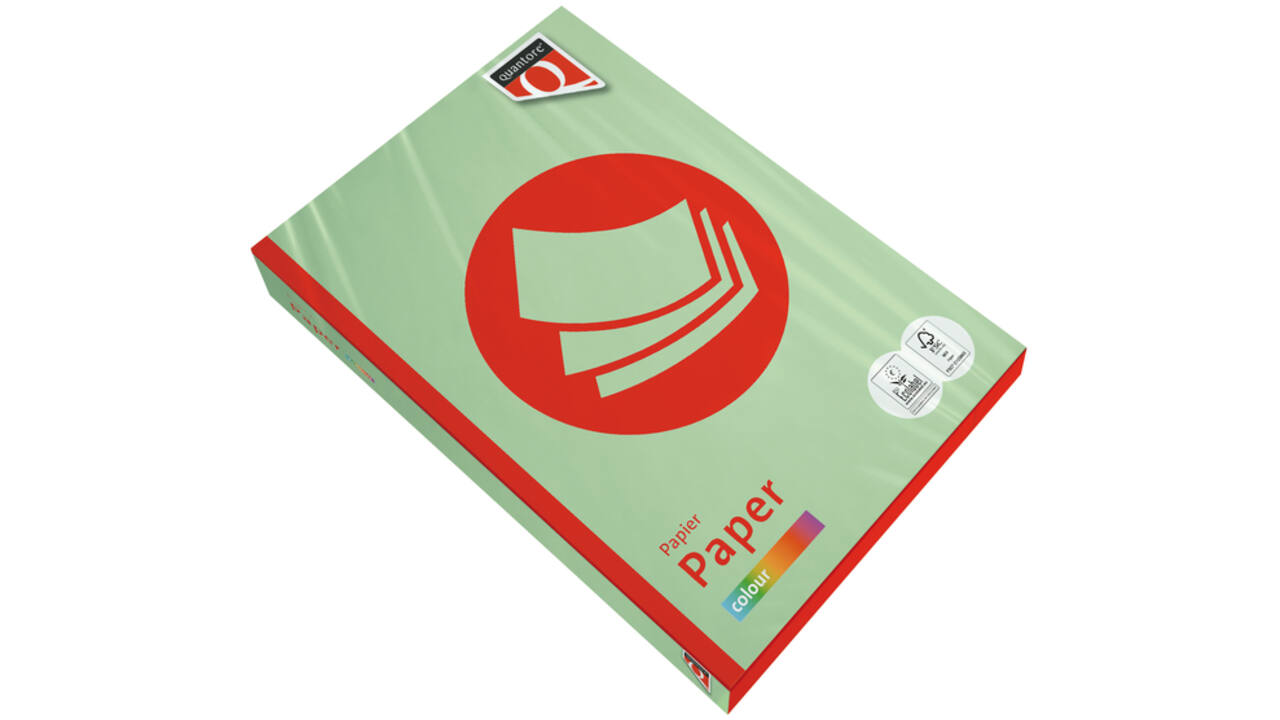 Kopieerpapier Quantore Colour A4 120gr appelgroen 250 vel