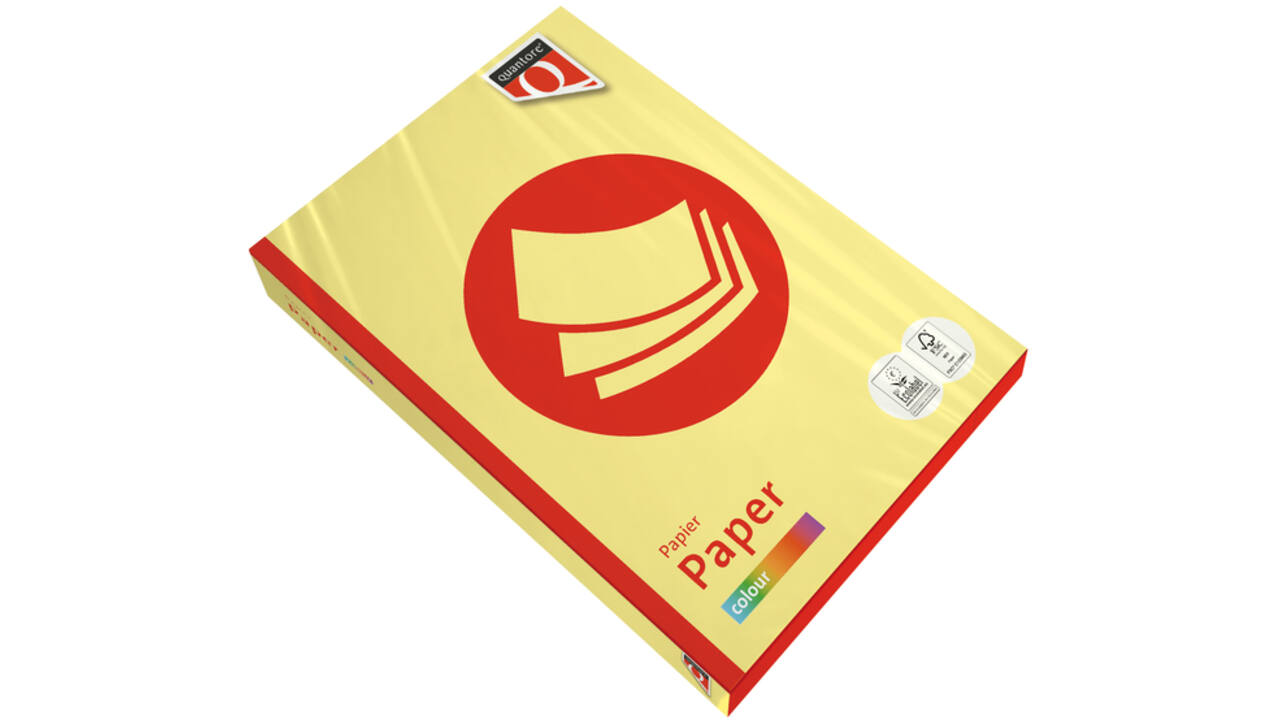 Kopieerpapier Quantore Colour A4 160gr geel 250 vel