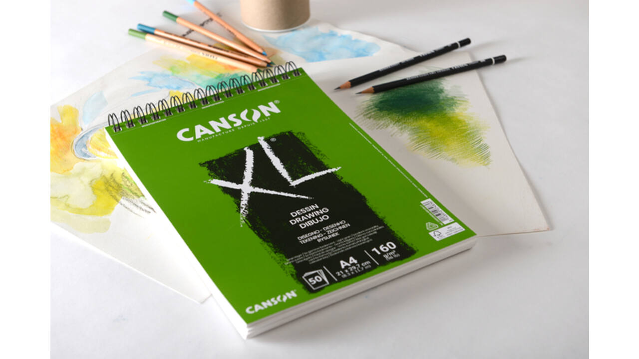 Tekenblok Canson XL Dessin A3 160gram 50vel spiraal