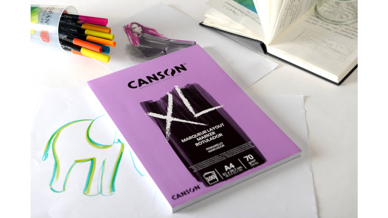 Tekenblok Canson XL Marker A3 70gram 100vel