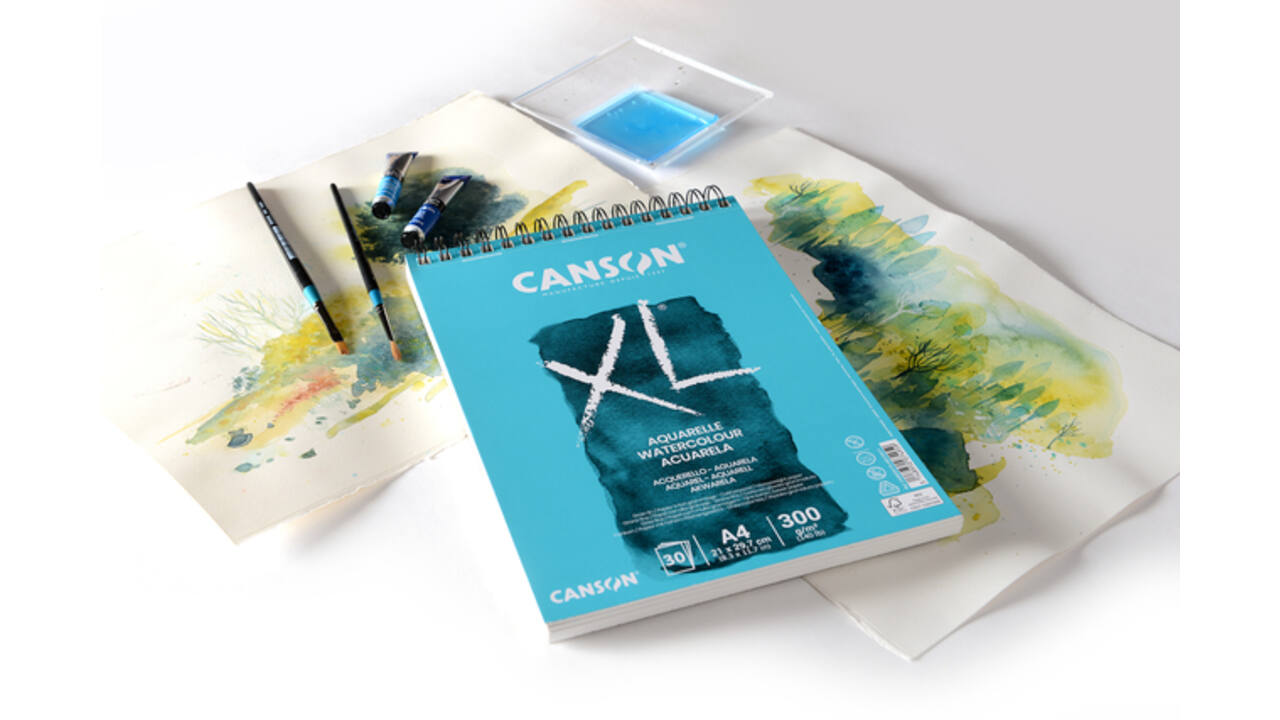 Aquarelblok Canson XL A3 30v 300gr spiraal