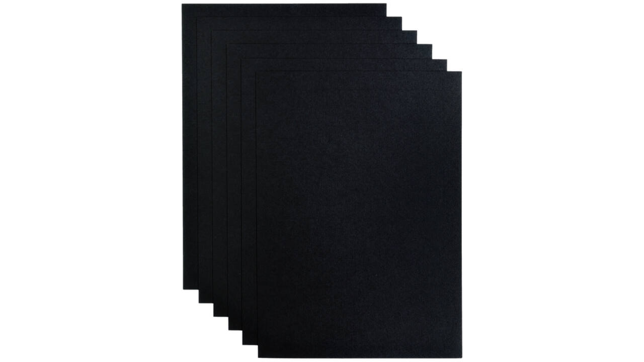 Kopieerpapier Papicolor A4 200gr 6vel ravenzwart