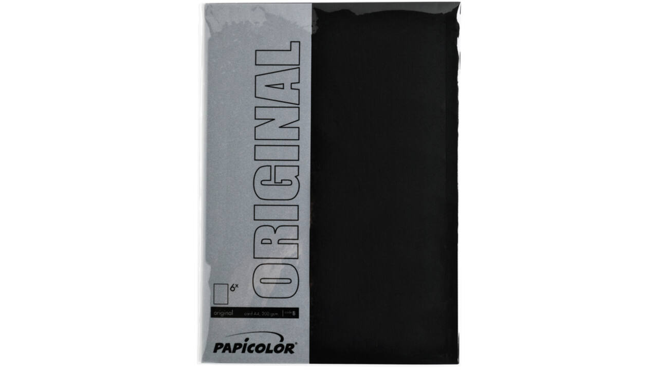 Kopieerpapier Papicolor A4 100gr 12vel ravenzwart