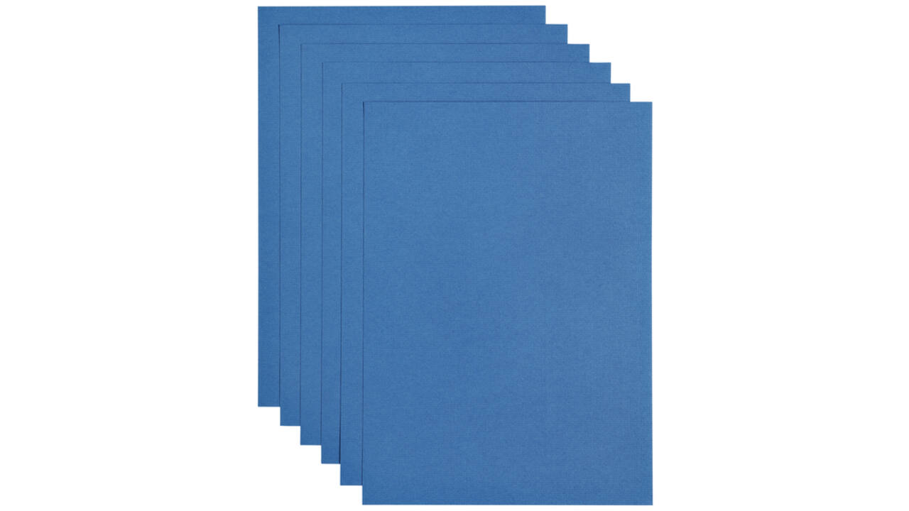Kopieerpapier Papicolor A4 200gr 6vel royal blue
