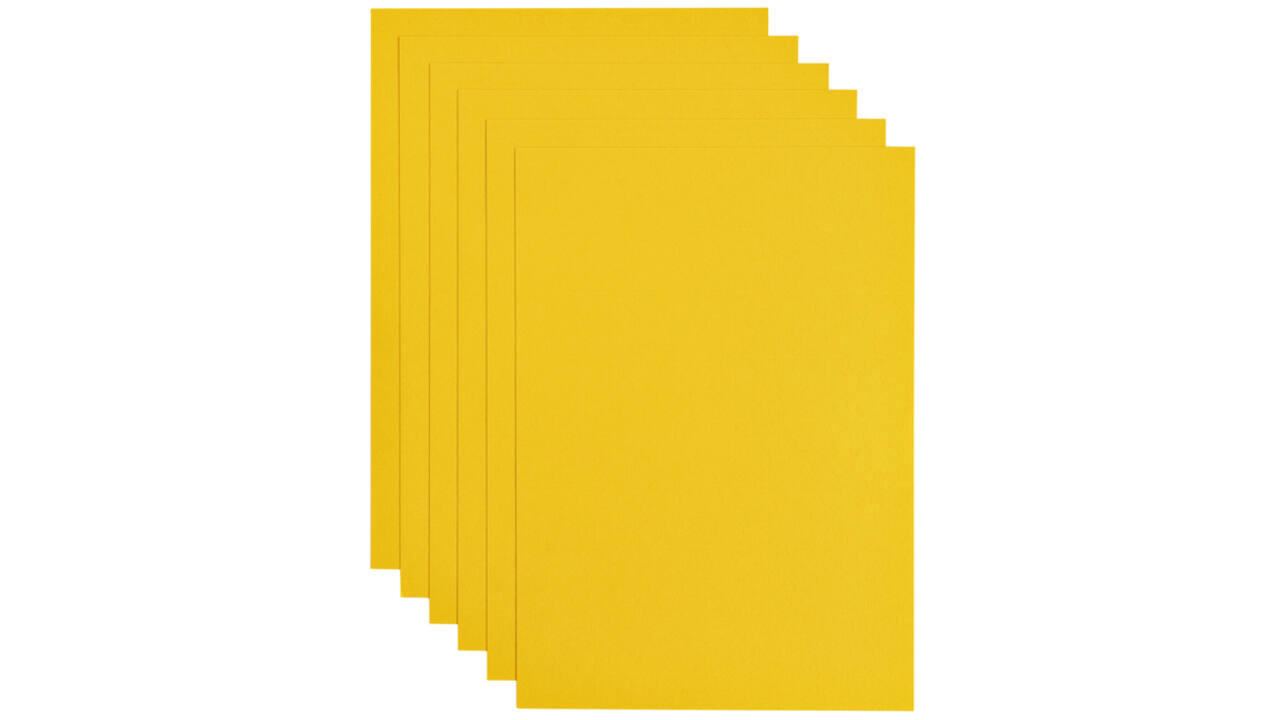 Kopieerpapier Papicolor A4 200gr 6vel dottergeel