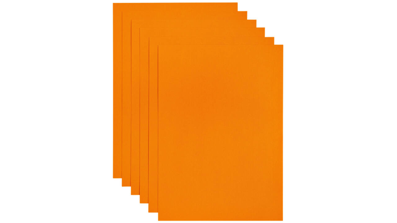 Kopieerpapier Papicolor A4 100gr 12 vel oranje