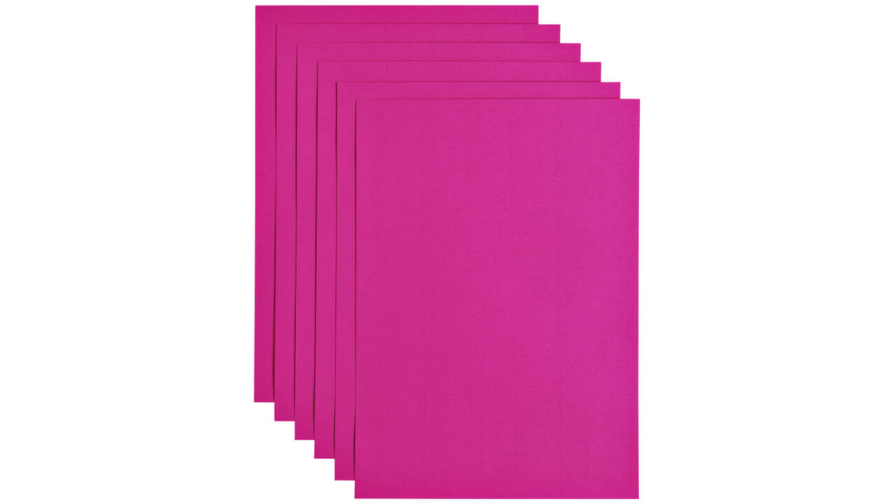 Kopieerpapier Papicolor A4 200gr 6vel felroze